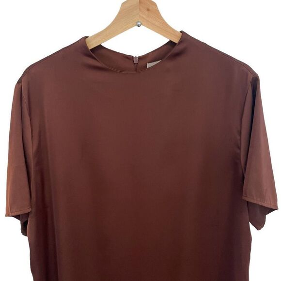 H&M Satin Look T Shirt Dress - Picture 2 of 6